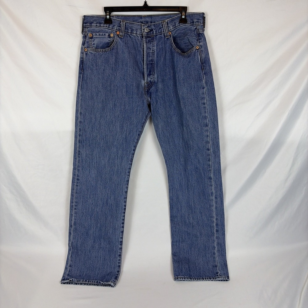 Vintage 90s Levis 501xx Button Fly Denim Jeans Pants Mens 36x32 (actually 36x30)